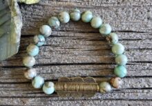 Tribal Agate Stretch Bracelet