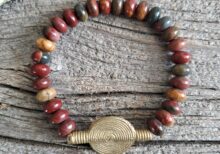 Jasper Tribal Stretch Bracelet