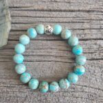 Blue Impression Jasper Stretch Bracelet