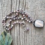 Moonstone and Jasper Necklace
