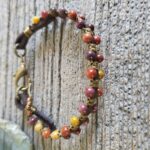Leather Macrame Jasper Bracelet