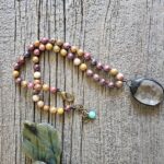 Jasper Crystal Pendant Necklace