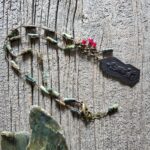 African Turquoise Double Sided Pendant Necklace