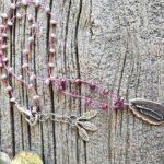 Pretty Pearl Feather Pendant Necklace