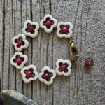 Howlite Flower Bracelet