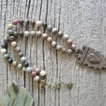 Jasper Shield Necklace