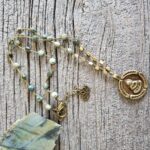 African Turquoise Buddha Necklace