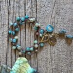 Chrysocolla Wrap Bracelet/Necklace