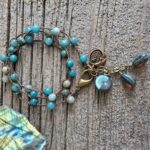 Chrysocolla Wrap Bracelet/Necklace