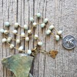 Ceramic Bead Bee Necklace