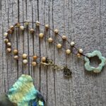 Jasper Flower Necklace