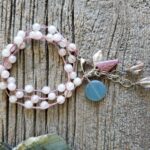 Faceted Rose Quartz Wrap Bracelet/Necklace