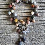 Jasper Butterfly Wrap Bracelet/Necklace
