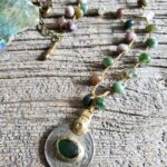 Agate Coin Necklace