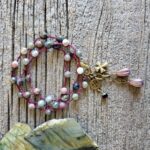 Indian Agate Wrap Bracelet/Necklace