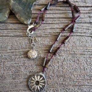 Jasper Astrological Pendant Necklace