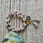 Zen Striped Agate Wrap Bracelet/Necklace
