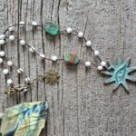 Rustic Evil Eye Sun Pendant