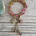 Watermelon Jade Wrap Bracelet/Necklace