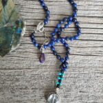 Lapis and Turquoise Crystal Necklace
