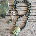 Green Buddha Necklace
