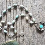 Tibetan Turquoise Flower Necklace