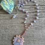 Floral Macrame Necklace