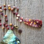 Mookaite Jasper Knotted Necklace