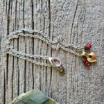 Heart with Red Czech Glass