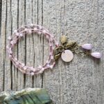 Rose Quartz Wrap Bracelet/Necklace