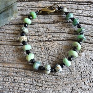 African Turquoise Knotted Bracelet