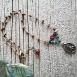 Bee W/Reversable Fleur de lis Necklace