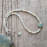 Amazonite Flower Necklace