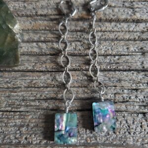 Abalone Drop Earrings
