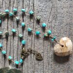 Sea Sediment Jasper Heart Necklace