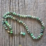 Green Jasper Knotted Necklace
