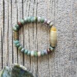 Indian Agate Stretch Bracelet