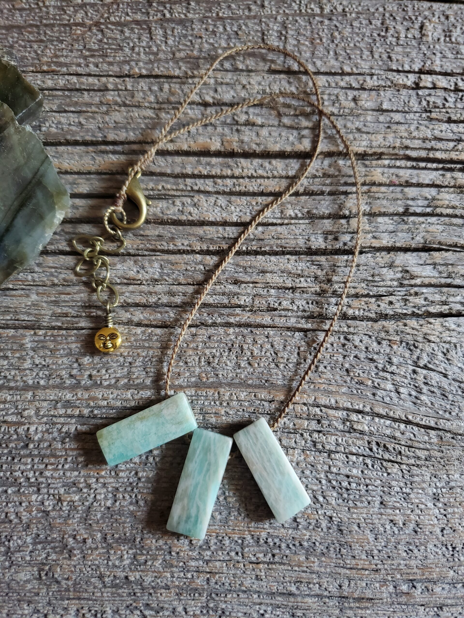 Knotted Amazonite Necklace