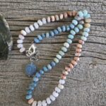 Gemstone Knotted Necklace