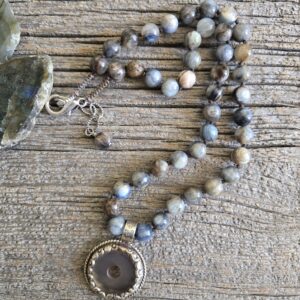 Kyanite Beaded Necklace