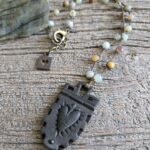 Rustic Shield Necklace