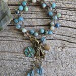 Azurite Wrap Bracelet/Necklace