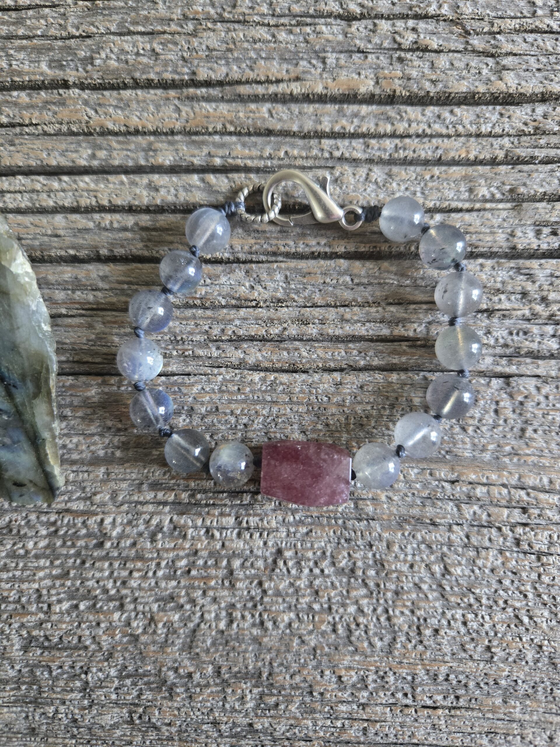 Labradorite Knotted Bracelet
