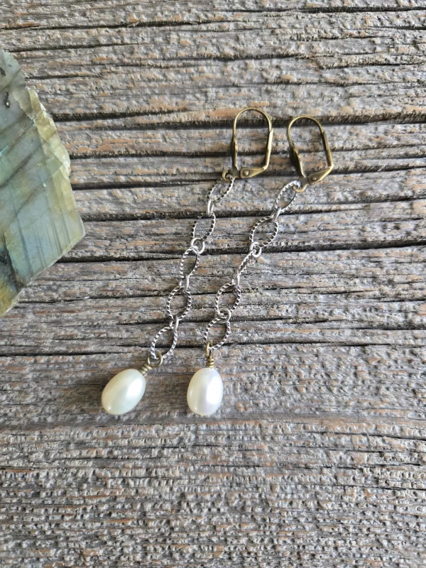 Mixed Metal Pearl Drops