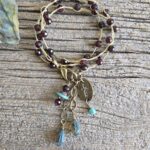 Garnet Wrap Bracelet/Necklace