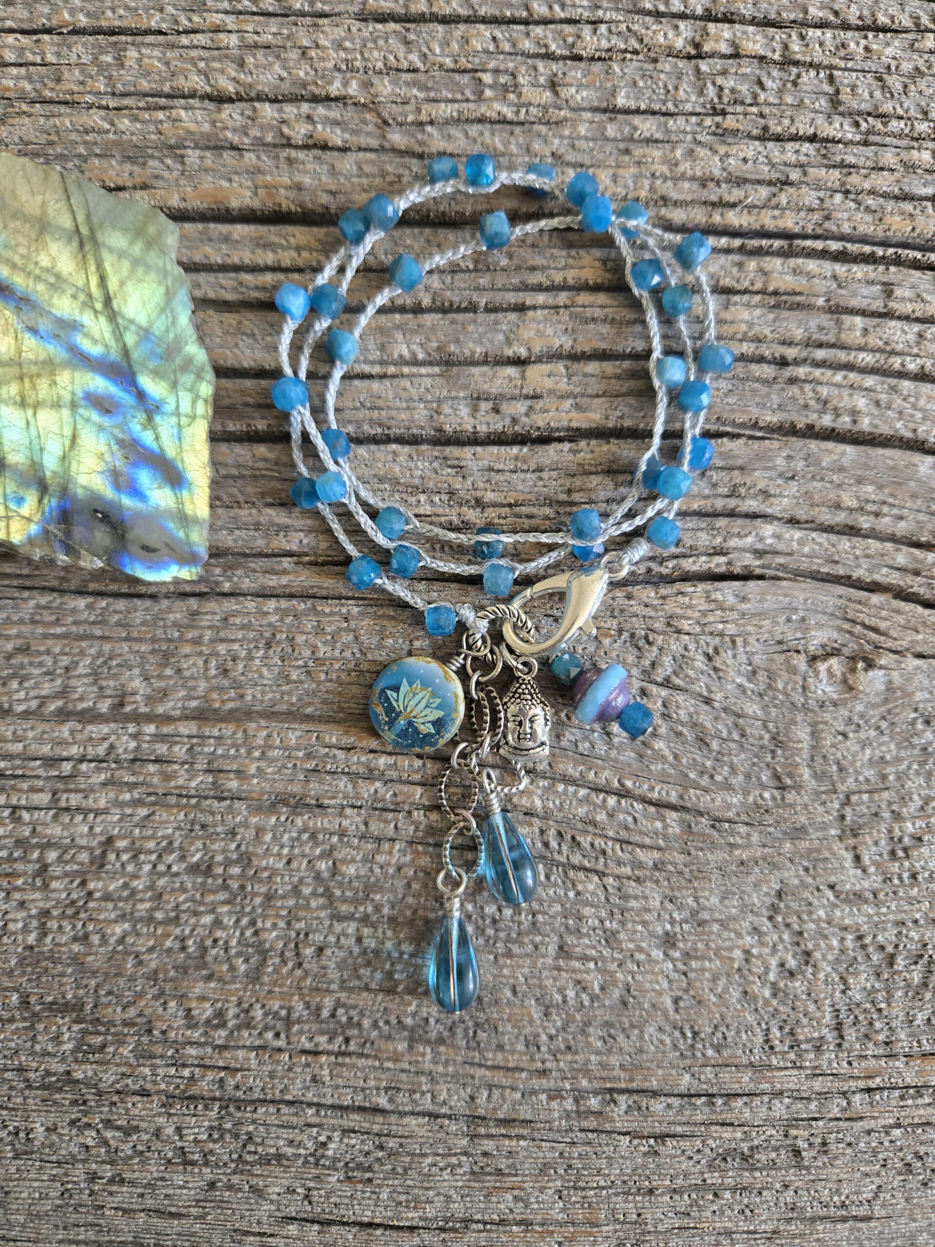 Apatite Wrap Bracelet/Necklace