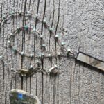 Amazonite and Abalone Pendant Necklace