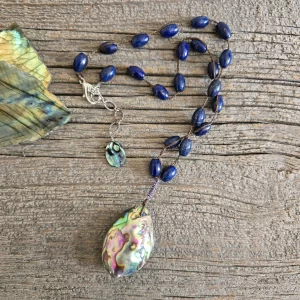 Lapis and Abalone Necklace