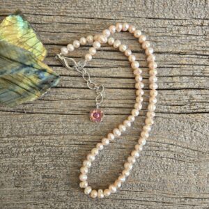 Pinky Peachy Pearl Strand