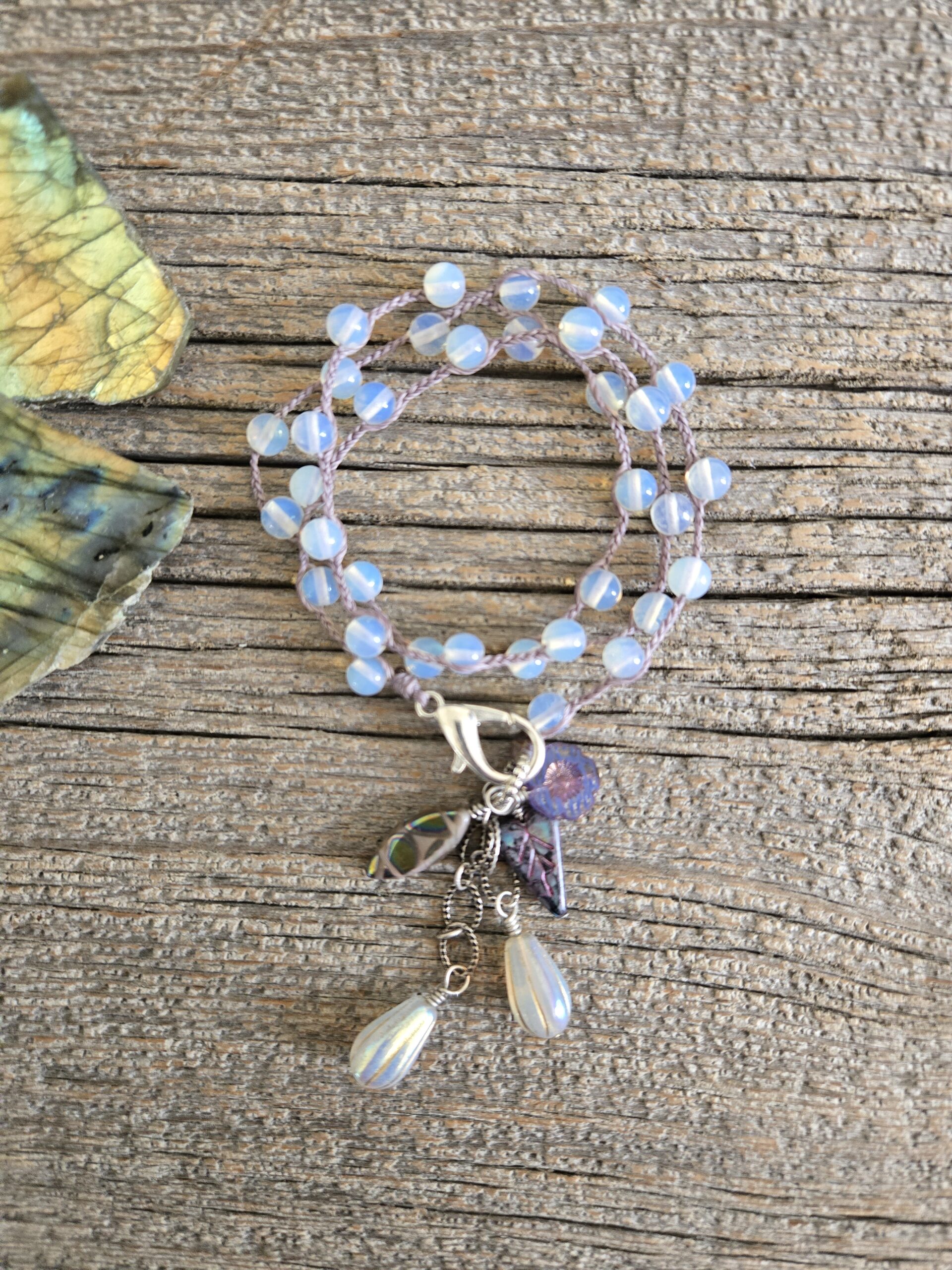 Lavender Wrap Bracelet/Neclace